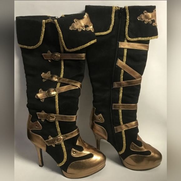 Fantasy cosplay pirate boots - Picture 1 of 3